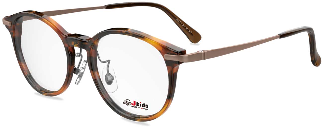 国産子供メガネGR23シリーズ|ブラウンデミ