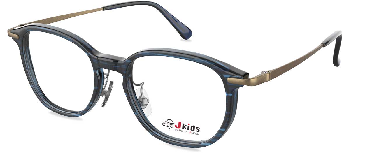 国産子供メガネGR24シリーズ｜ネイビーササ