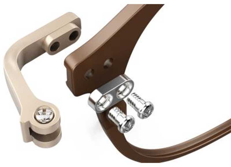 子供メガネ｜ヨロイのネジ止め脱着式