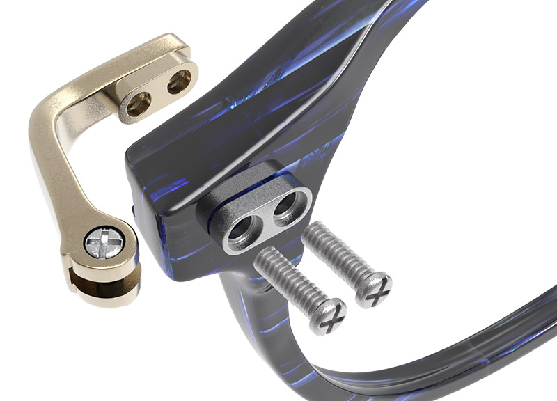 子供メガネ｜ヨロイのネジ止め脱着式