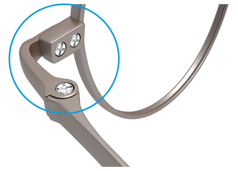 キッズメガネ｜ヨロイはチタン。